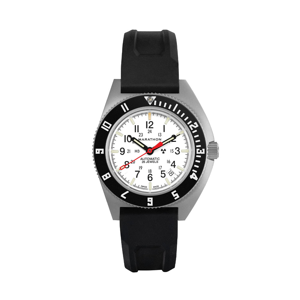 SSNAV-D 41mm - Arctic on Rubber Strap