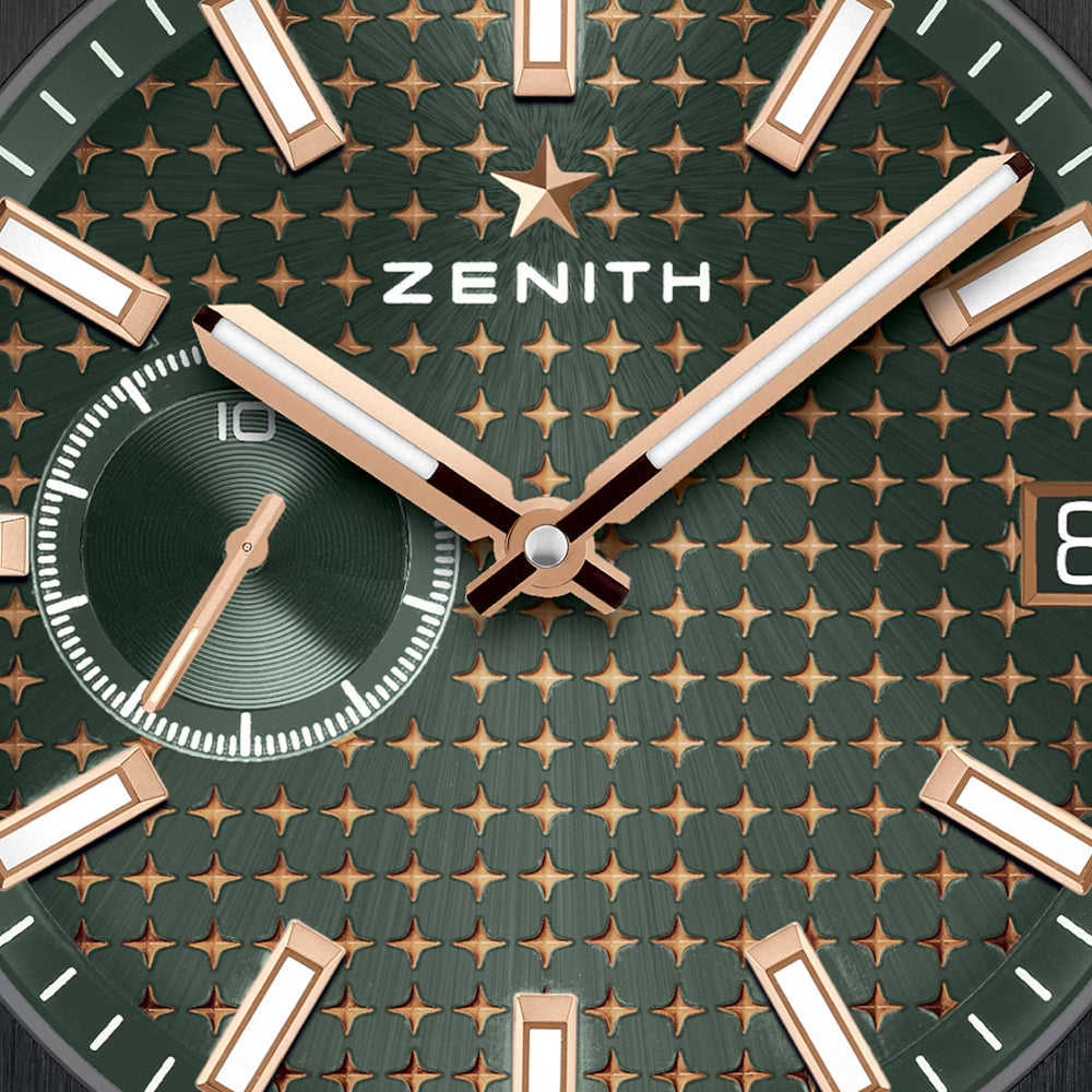 Defy Skyline Americas Limited Edition 41mm - Green on Bracelet