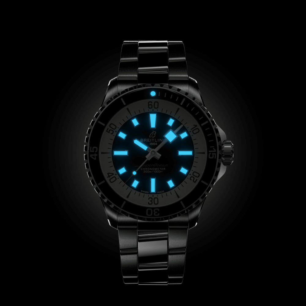 Superocean Automatic 42mm - Black on Bracelet