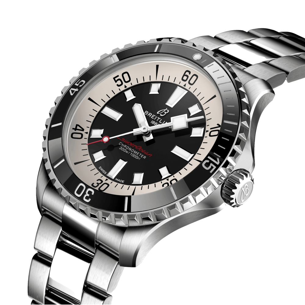 Superocean Automatic 44mm - Black on Bracelet