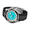 Superocean Automatic 44mm - Turquoise on Rubber Strp