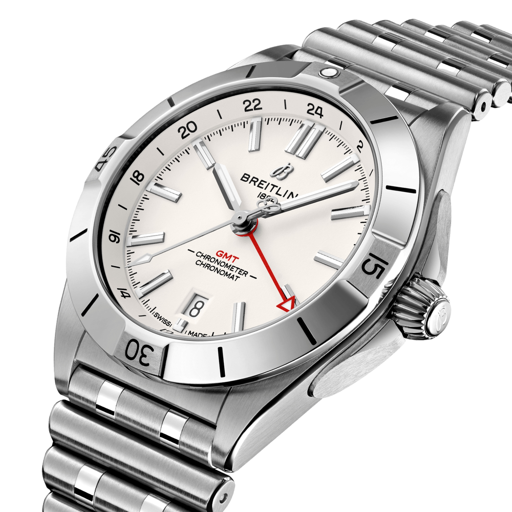 Chronomat Automatic GMT 40mm - White on Bracelet