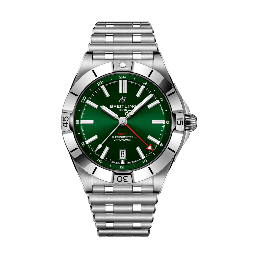 Chronomat Automatic GMT 40mm - Green on Bracelet