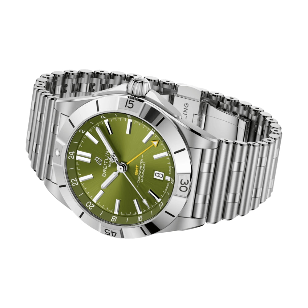 Chronomat Automatic GMT Giannis Antetokounmpo Limited Edition 40mm - Green on Bracelet