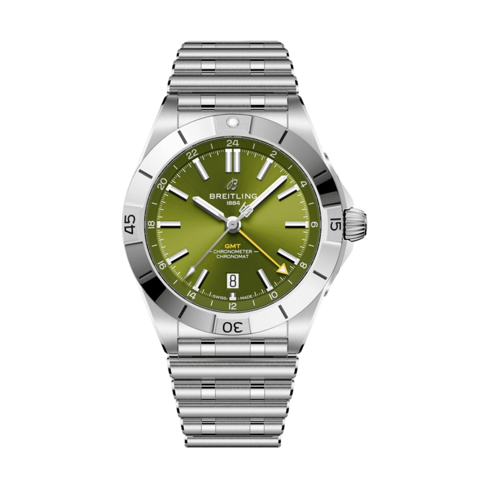 Chronomat Automatic GMT Giannis Antetokounmpo Limited Edition 40mm - Green on Bracelet