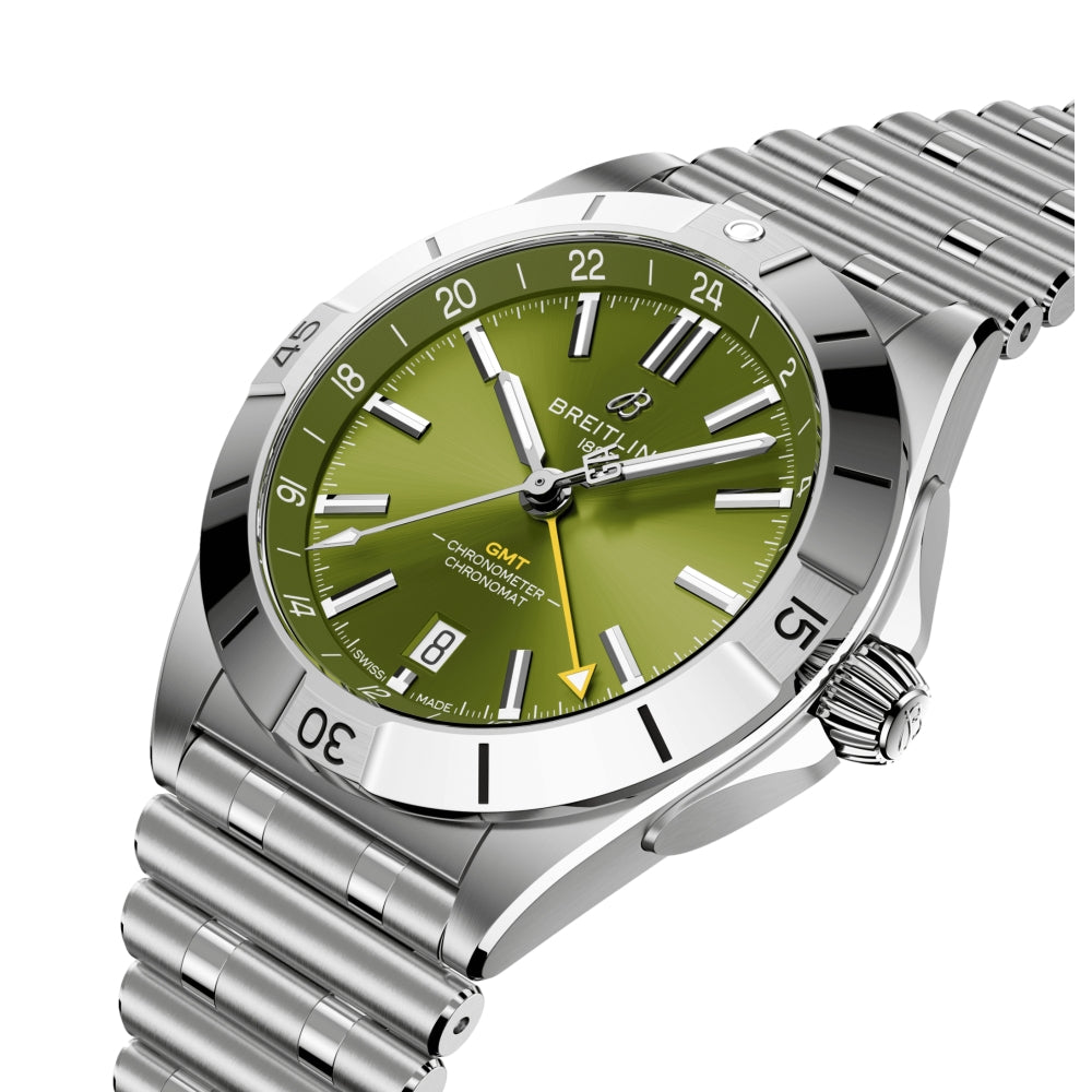 Chronomat Automatic GMT Giannis Antetokounmpo Limited Edition 40mm - Green on Bracelet