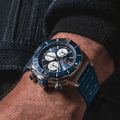 Super Chronomat B01 44mm - Blue on Rubber Strap