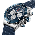 Super Chronomat B01 44mm - Blue on Rubber Strap