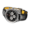 Navitimer B01 Chronograph 46mm - Black on Leather Strap