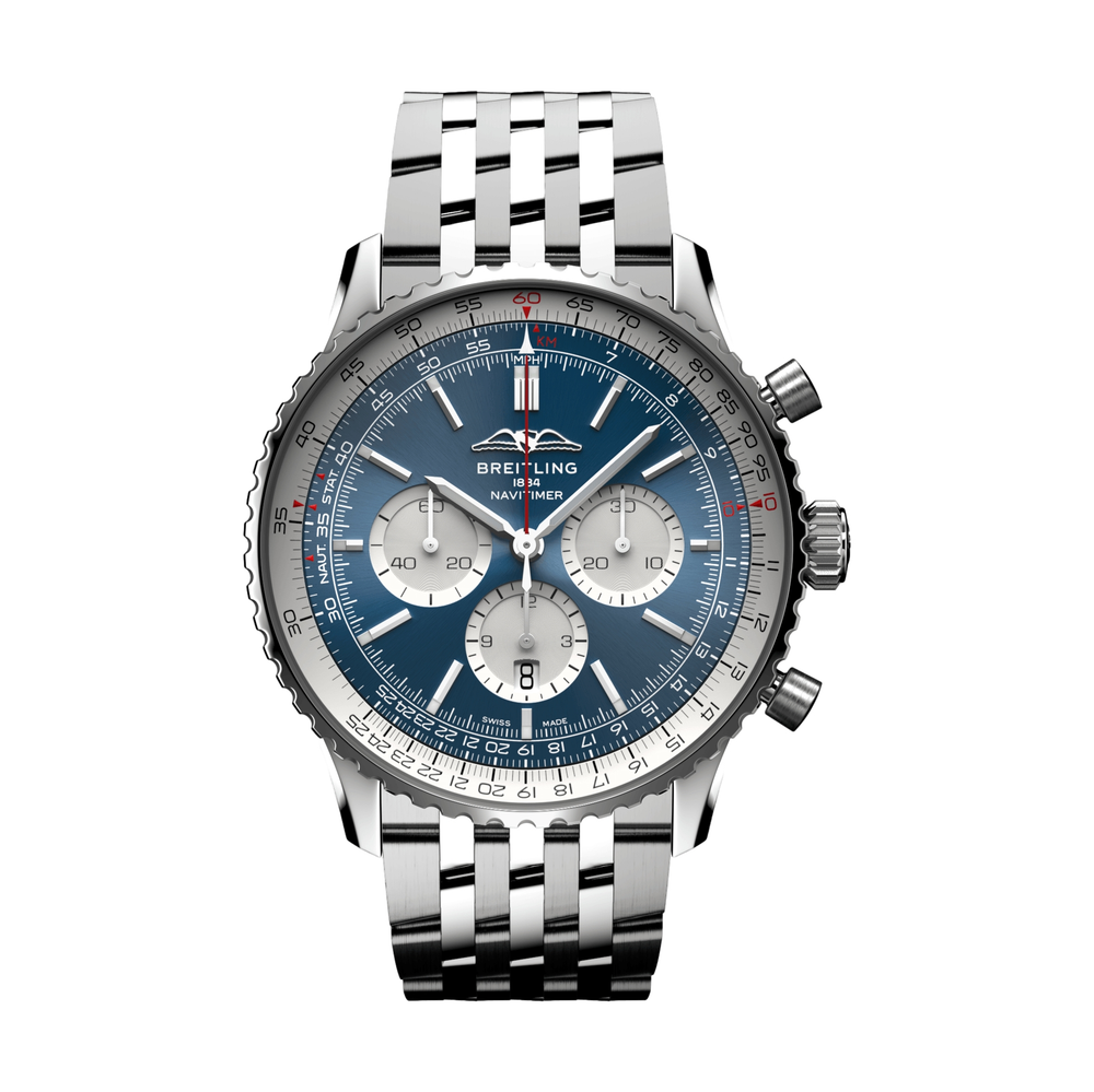 Navitimer B01 Chronograph 46mm - Blue on Bracelet