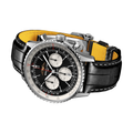 Navitimer B01 Chronograph 43mm - Black on Leather Strap