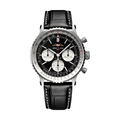 Navitimer B01 Chronograph 43mm - Black on Leather Strap