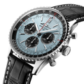 Navitimer B01 Chronograph 43mm - Ice Blue on Leather Strap