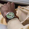 Navitimer B01 Chronograph 41mm - Mint Green on Leather Strap