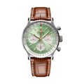 Navitimer B01 Chronograph 41mm - Mint Green on Leather Strap