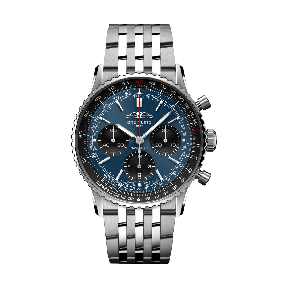 Navitimer B01 Chronograph 41mm - Blue on Bracelet