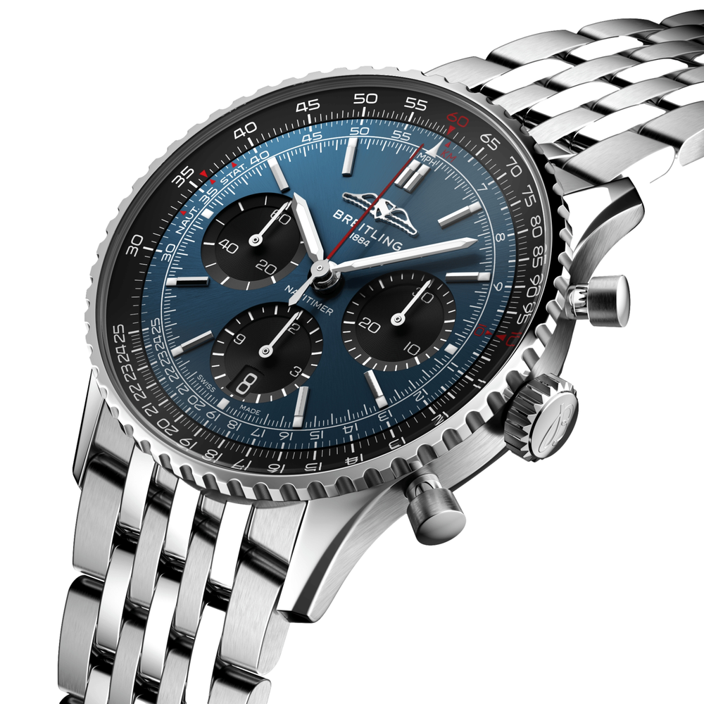 Navitimer B01 Chronograph 41mm - Blue on Bracelet