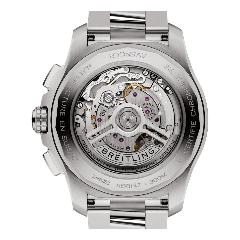 Avenger B01 Chronograph 44mm - Blue on Bracelet