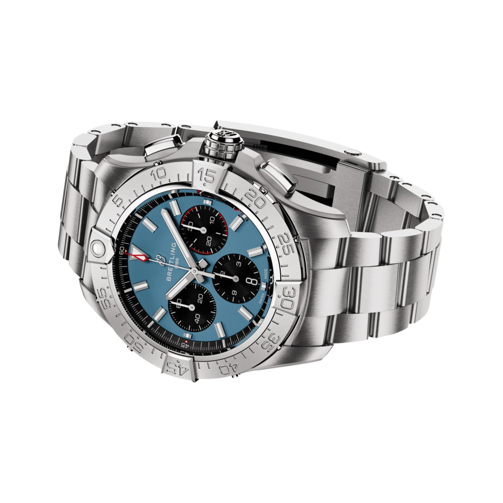Avenger B01 Chronograph 44mm - Blue on Bracelet