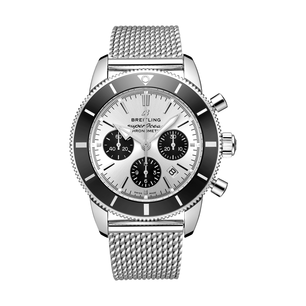 Superocean Heritage B01 Chronograph 44mm - Silver on Bracelet