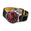 Top Time B01 Chevrolet Corvette 41mm - Red on Leather Strap