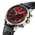 Top Time B01 Chevrolet Corvette 41mm - Red on Leather Strap