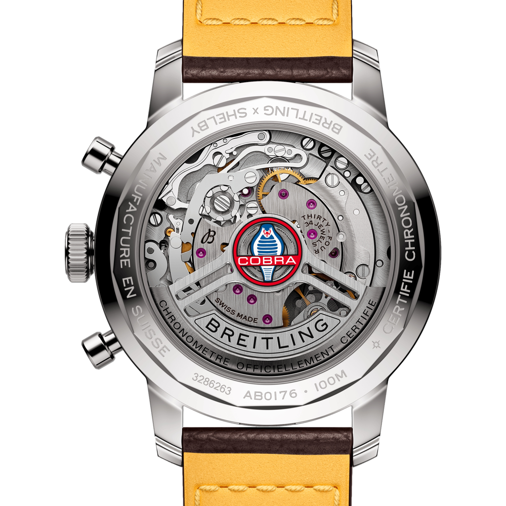 Top Time B01 Shelby Cobra 41mm - Blue on Leather Strap