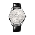 Premier B09 Chronograph 40mm - Silver on Leather Strap