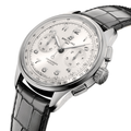 Premier B09 Chronograph 40mm - Silver on Leather Strap