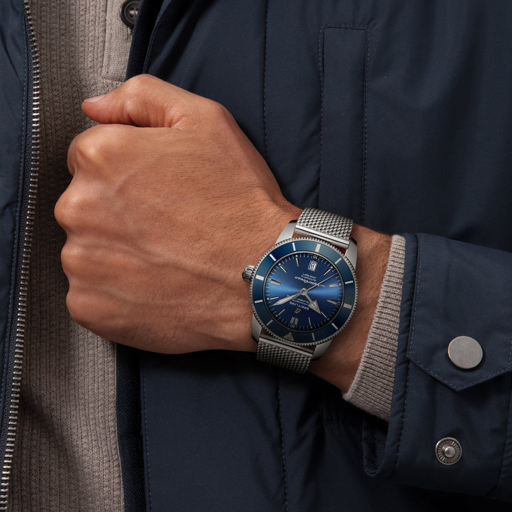 Superocean Heritage B20 Automatic 46mm - Blue on Bracelet