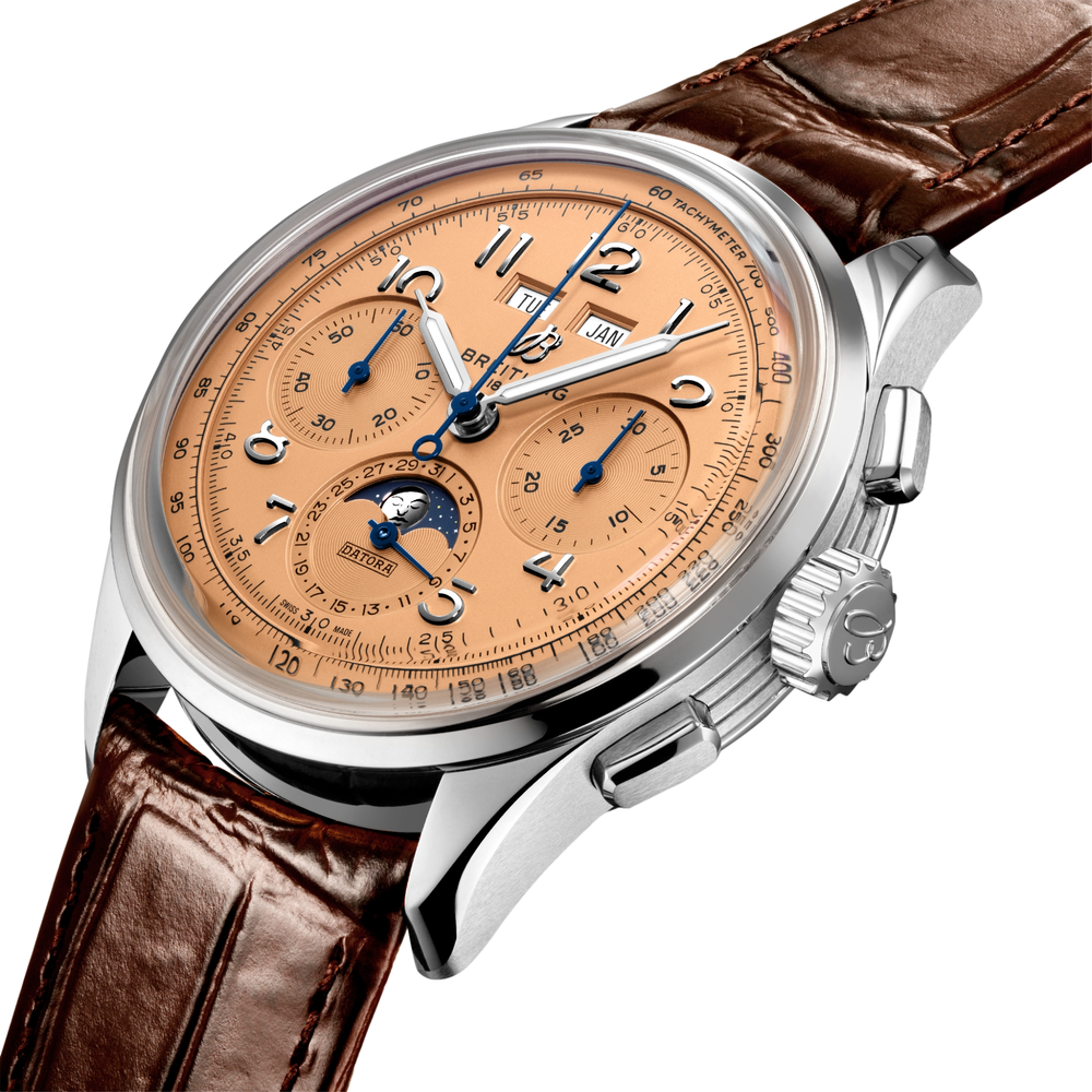 Premier B25 Datora 42mm - Copper on Leather Strap