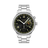 Club Sport Neomatik Worldtimer Vector 40mm - Black w/ Ecru on Bracelet