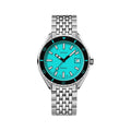 SUB 200 Aquamarine Sapphire Inlay Bezel 42mm - Turquoise on Bracelet