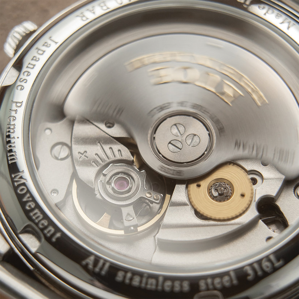 ROYAL SMITH 35mm - Ivory on Leather Strap
