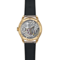 G.F.J. 18K Yellow Gold Limited Edition 39.15mm - Green on Leather Strap, and Two Additional Leather Straps or Optional Bracelet