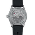 Fifty Fathoms Bathyscaphe Steel and Black Bezel 38mm - Grey on Sail-canvas Strap