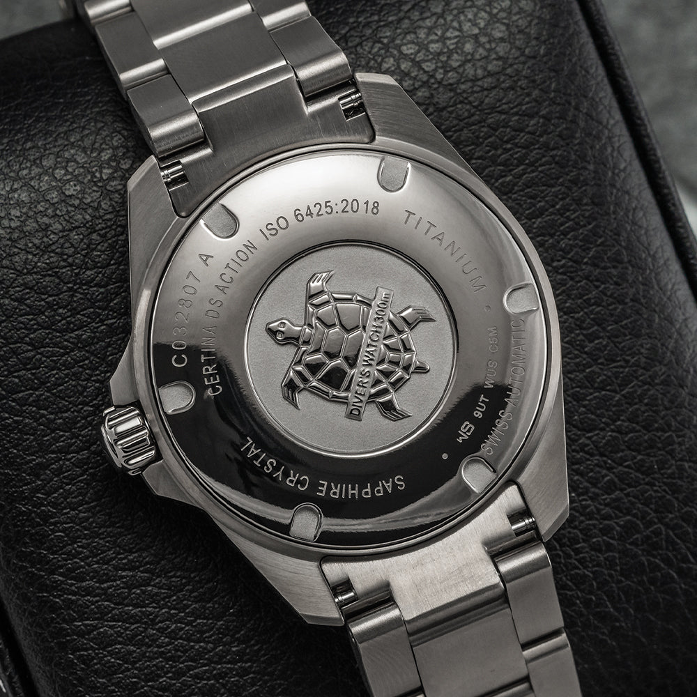 DS Action Diver Powermatic 80 Titanium 38mm - Grey on Bracelet