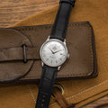 Bambino 38mm - White on Leather Strap