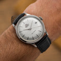 Bambino 38mm - White on Leather Strap