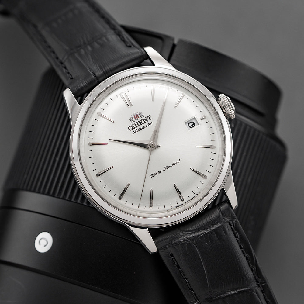 Bambino 38mm - White on Leather Strap
