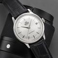 Bambino 38mm - White on Leather Strap