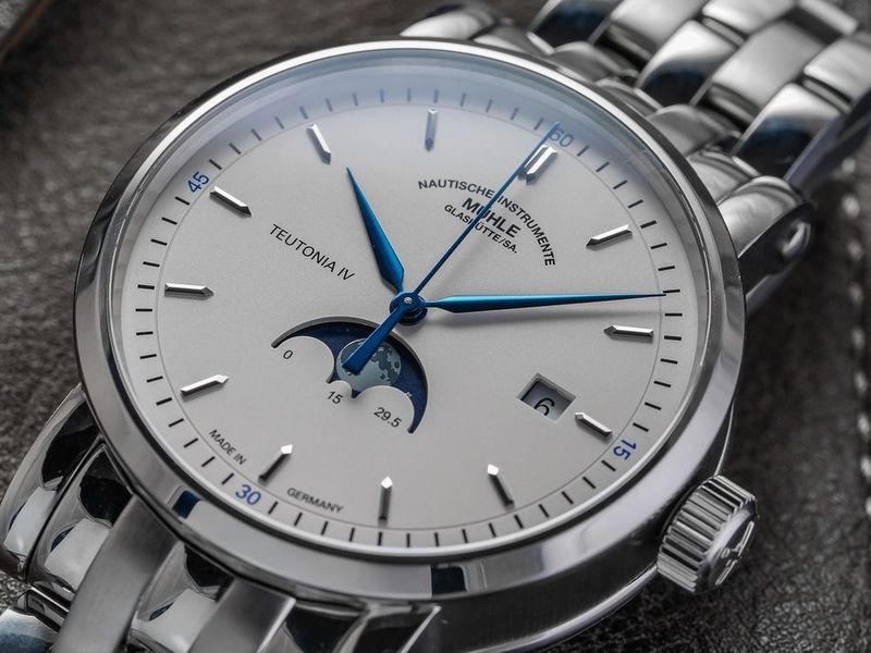 Teutonia IV Moonphase Leather Strap