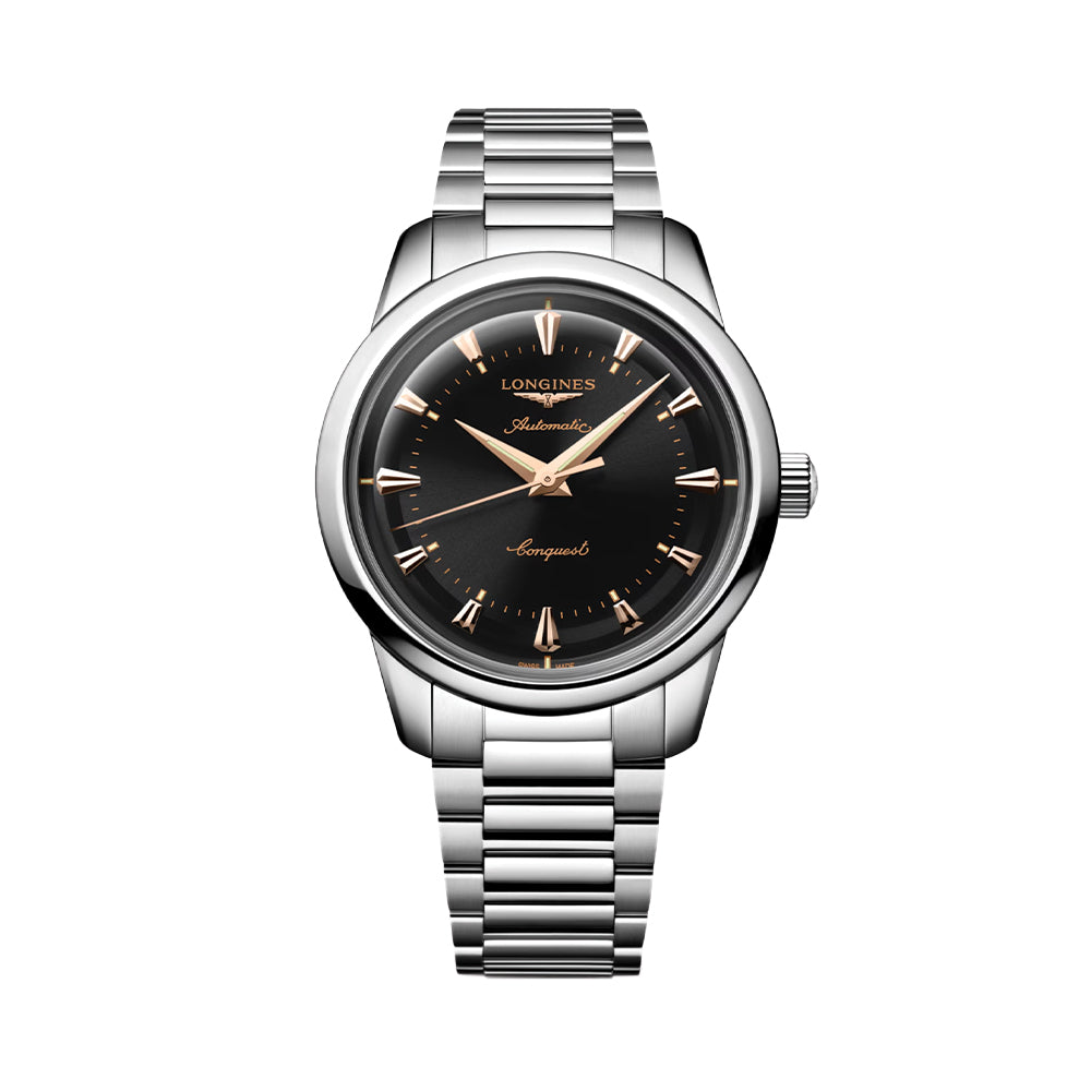 Conquest Heritage 40mm - Black on Bracelet