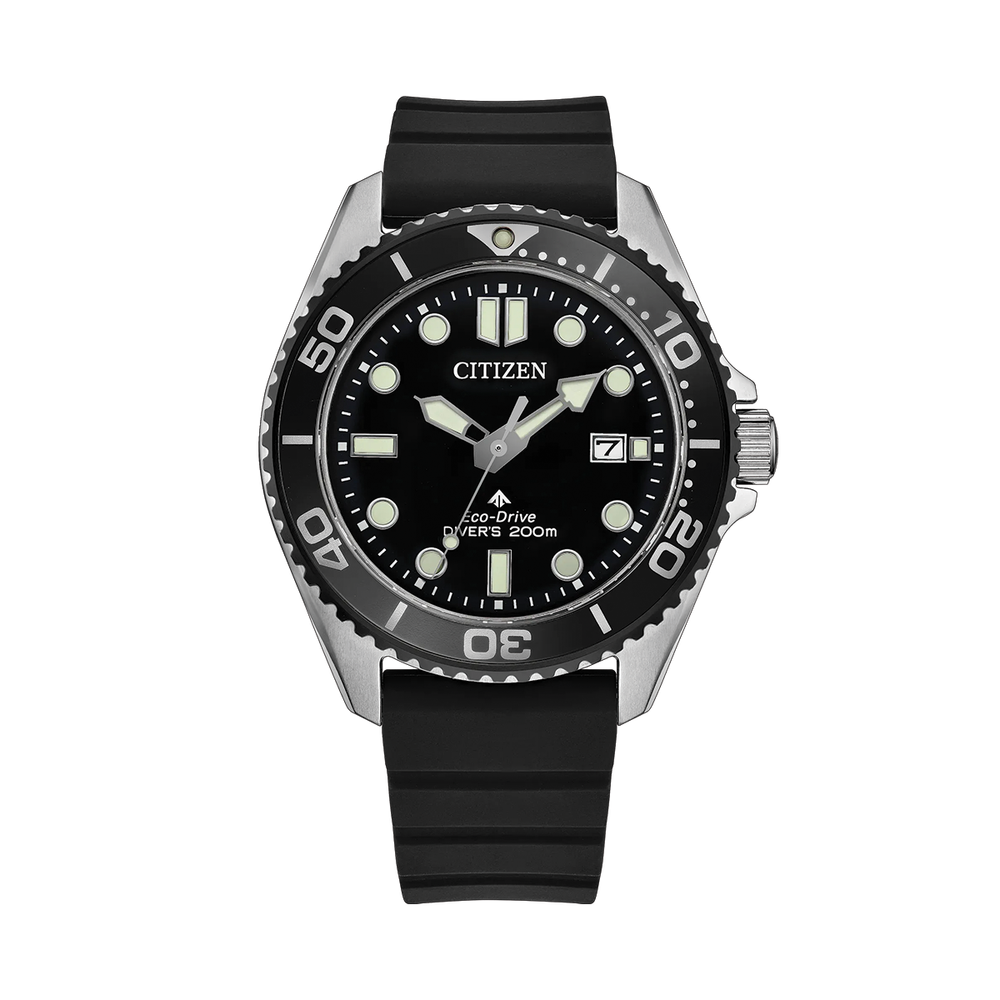 Promaster Dive 40.6mm - Black on Rubber Strap