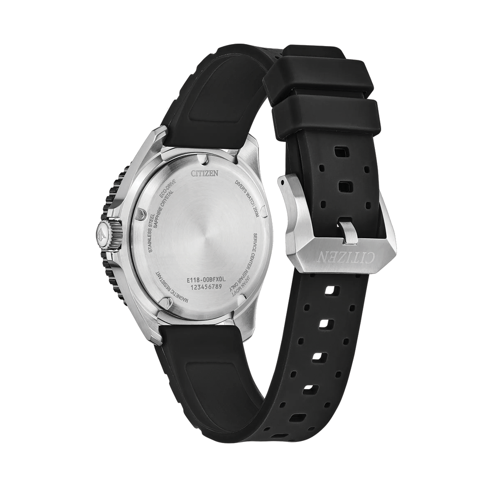 Promaster Dive 40.6mm - Black on Rubber Strap