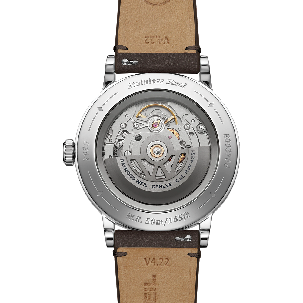 Millesime Small Seconds Tuxedo Dial 39mm - Blue on Leather Strap