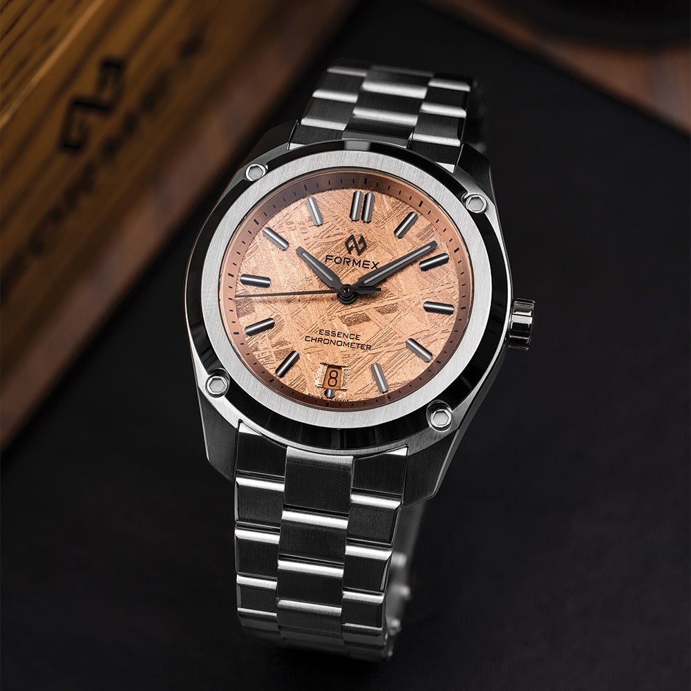 Essence Automatic Chronometer 39mm - “Space Gold" on Bracelet