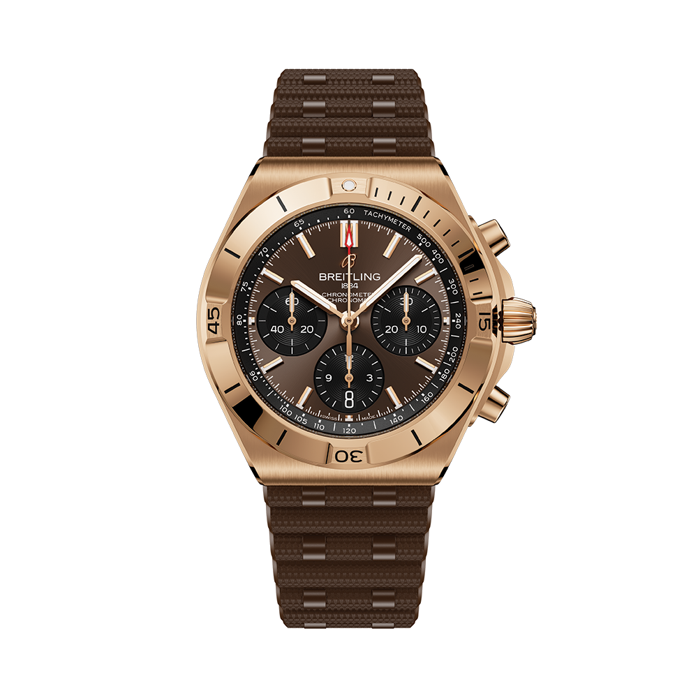Chronomat B01 Automatic Panda Dial 18K Red Gold 42mm - 