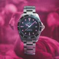 DS Action Diver “New DS Concept Extreme Shock Resistance” Titanium 38mm - Black, Pink Accents on Bracelet