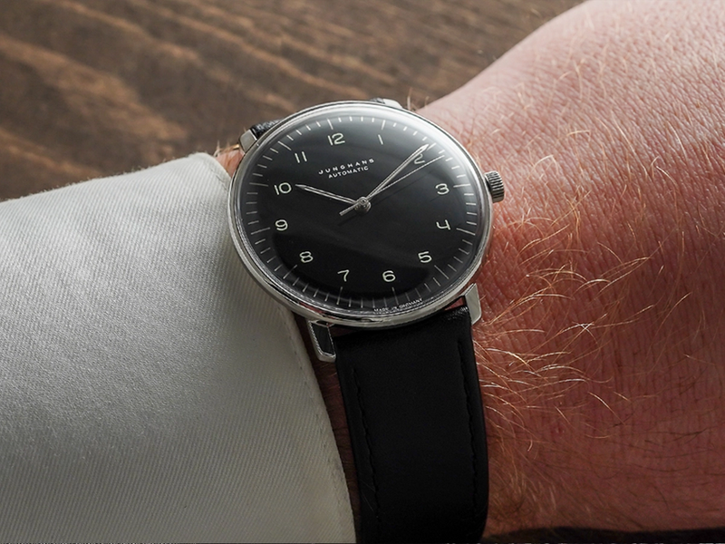 Max Bill Automatic with Numerals Sapphire Crystal